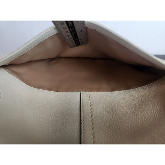 NEW Vintage Coach Hampton Soho White Cream Ivory Pebbled Leather Gold Y2K *READ* - Picture 13 of 16